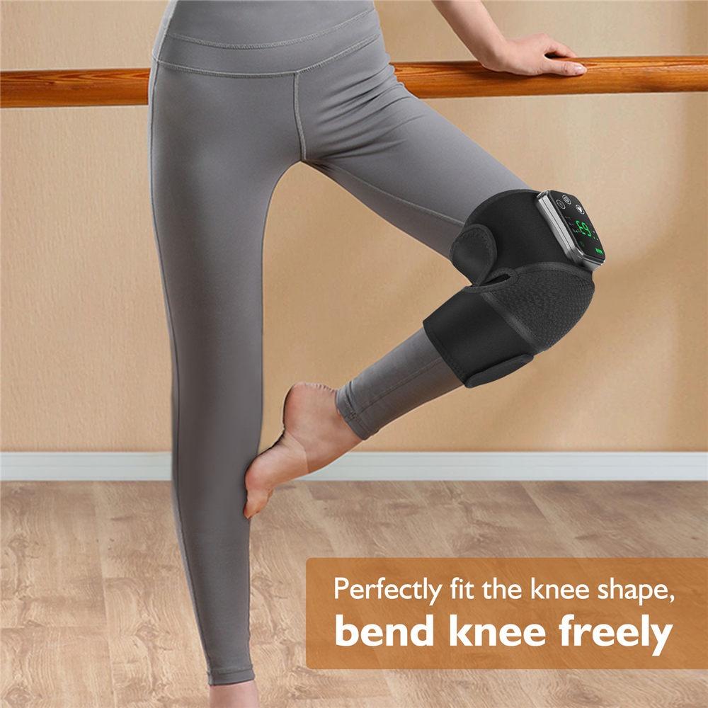 Electric Heating Vibration Therapy Knee Elbow Leg Arthritis Massage Physiotherapy Joint Pain Relief Warm Wrap Knee Pad Massager