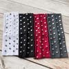 Wide Punk Headwrap Korean Style Elastic Hair Band Fashion Rivet Headbands  Headwear