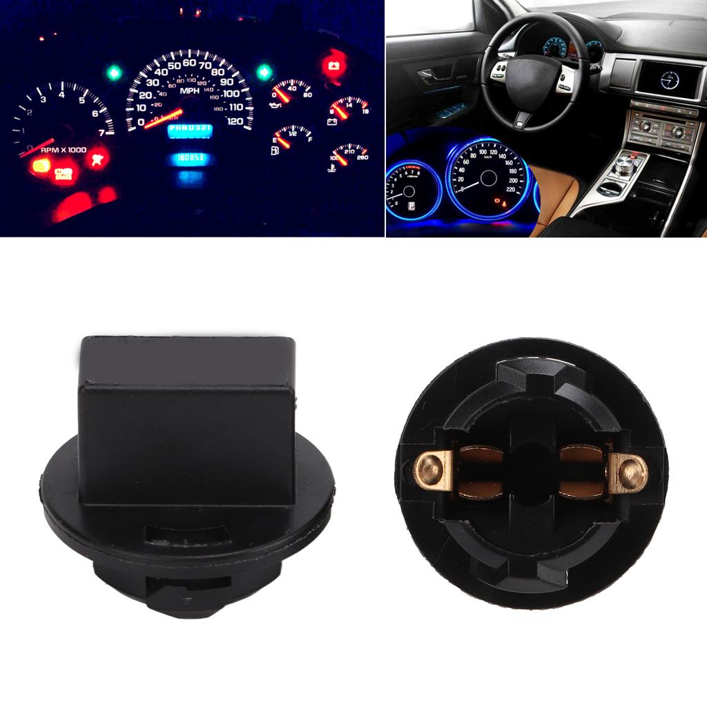 2 STÜCK T10 194 Glühbirnenfassungen Drehverschluss Keil 12V Plug and Play für Instrumenten- Seitenmarkierungsleuchten