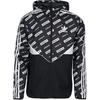 Originals Lifestyle Casual Serie Letter Print Mode Vielseitige Langarmjacke Herrenjacken Schwarz BR9497