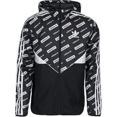 Originals Lifestyle Casual Série Potisk písmen Módní Univerzální Bunda s dlouhým rukávem Pánské bundy Černá BR9497