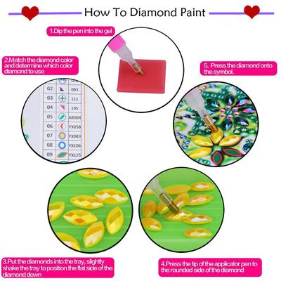 5D DIY Partial Special Shaped Drill Diamond Painting Kit Bee Decoration