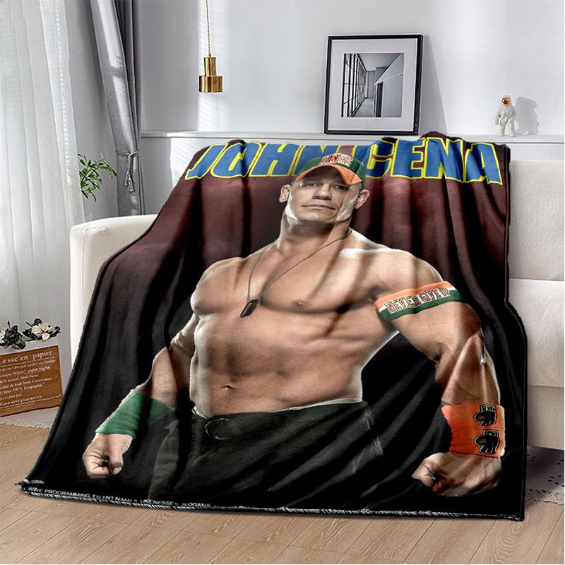 Wrestling entertainment John Felix Anthony Cena blanket Soft and warm flannel throw blanket Picnic blankets for beds Decoration