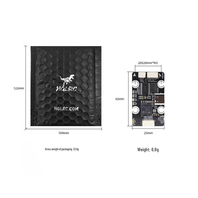 HGLRC H743 8S MINI V1 FPV Flight Controller