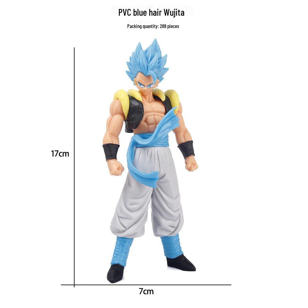 Dragon Ball Saiyan Fusion: Goku & Vegito Gogeta Figure - Trendy Anime Model Ornament Toy