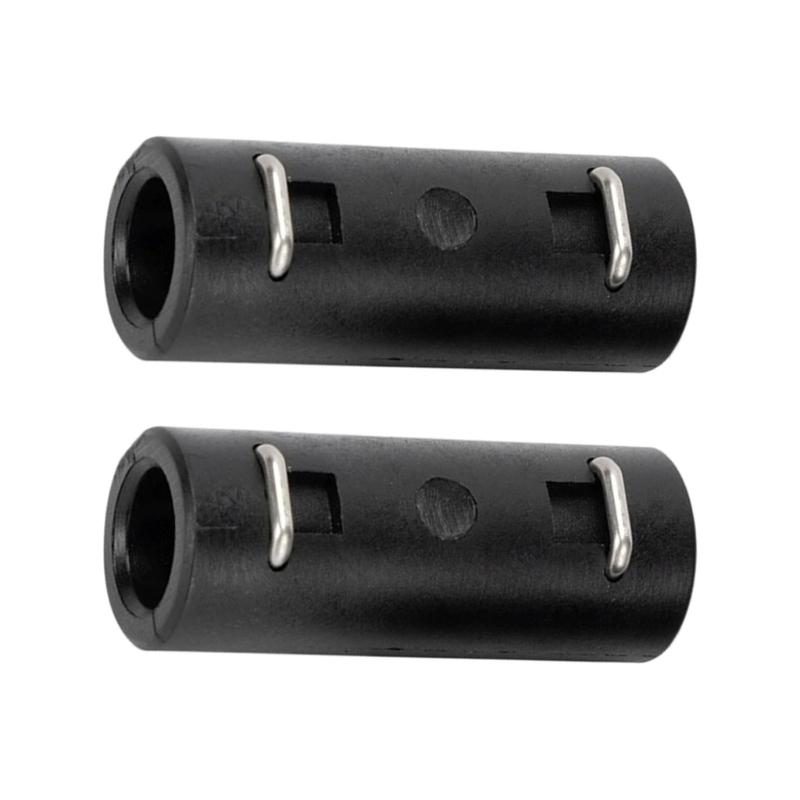 Pressure Washer Connector Fitting 2 Piece Hose Extension Coupler with Clip Lock Design for Vehicle Washing and Patio Rinsing