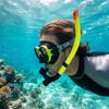 Semi-Dry Top Front Snorkel Silicone Mouthpiece Snorkeling Snorkel Swimming Snorkel  Adult Youth Kid