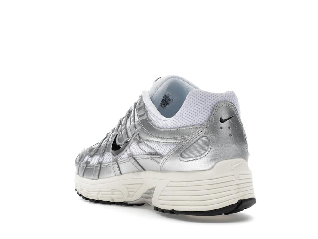 Sneaker Nike P-6000 White Metallic Silver Flat Silver Black(CD6404-105)