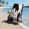 Alien Fashion Beach Towel: Ideal for Summer Adventures Soft, Absorbent and Quick Drying Suitable for Swimming and Bathing
