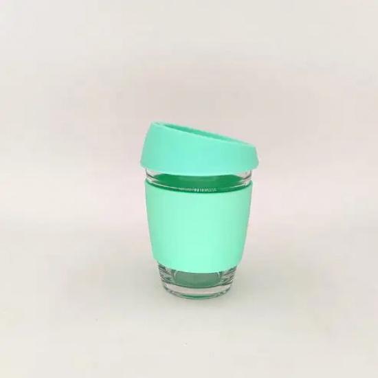 Silica Gel Glass Coffee Cup Cork Set of Insulation Against the Hot Ideas with Cup