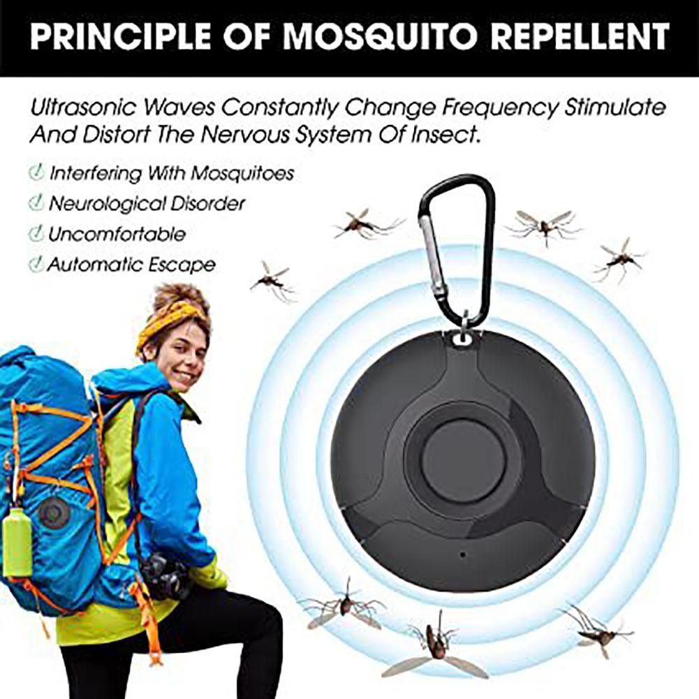 Portable Mosquito Repeller Ultrasonic Itch USB Mosquito Fumigator Killler Portable Electronic Roach Control Pet Ultrasonic Tick