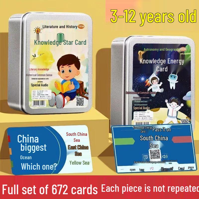 Geography & Literary Knowledge Flashcards: Student Memory Game