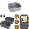 Air Fryer Silicone Baking Mat Set With Nonstick Surface For Easy Cooking And Cleanup