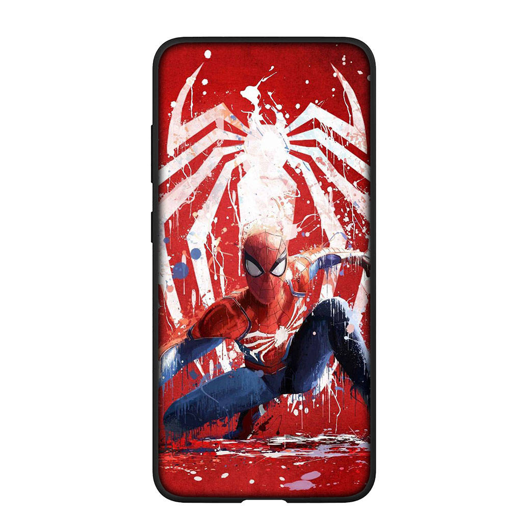 Phone Case for Samsung Galaxy S25 S24 S23 iPhone 16 15 Xiaomi Redmi Note 14 13 12 16E X 11 Pro Max OPPO Moto Huawei Marvel Spiderman Spider Man Cover