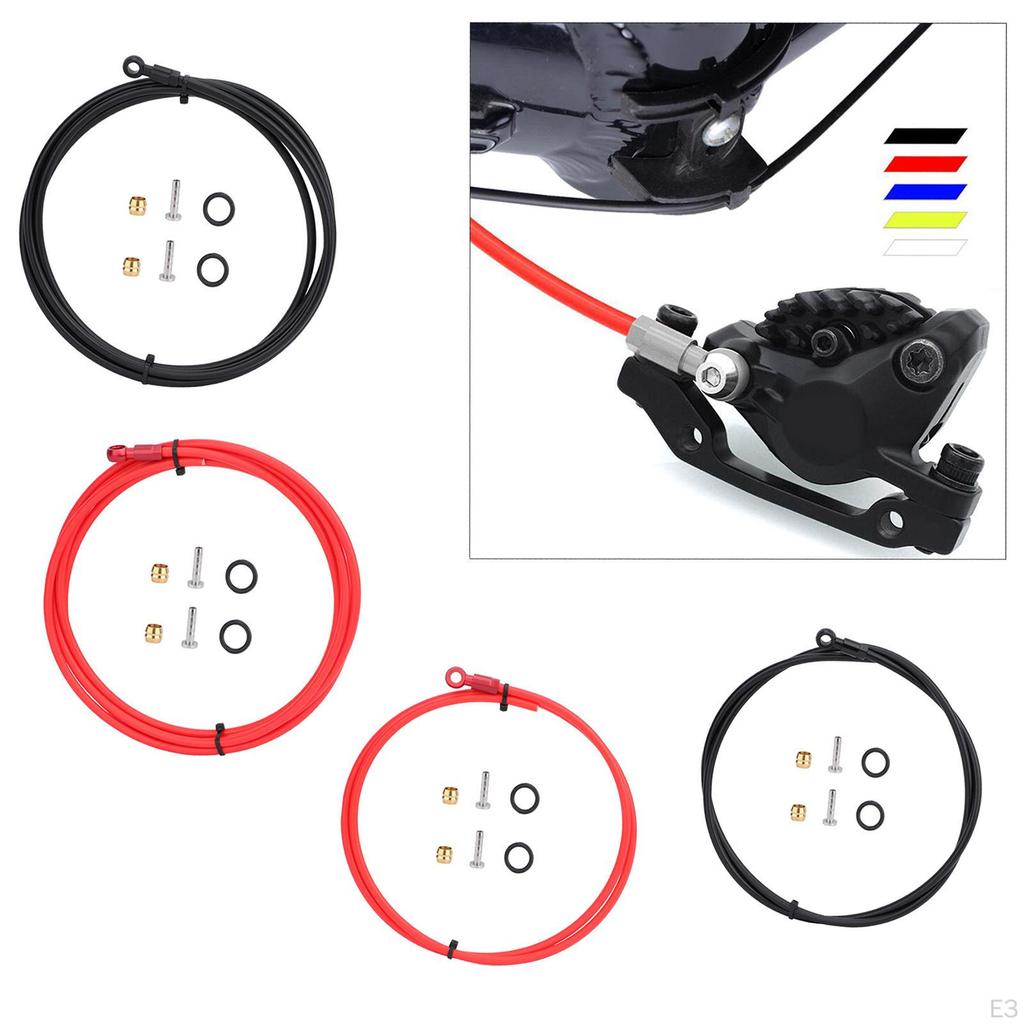Hydraulic Disc Brake Hose Kit Anti-Corrosion Olive And Connecting Insert Set Cold Resistance