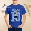 Summer Football Star Idol Cotton Messi Print Children TShirt Kid Teen Clothing Casual Fashion Sports Brand Boy Girl Tee Top