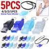 5-1PCS Referee Coach Plastic Whistle Outdoor Survival Whistles Pet Dog Training Whistle Sports Neck Hanging Plastic Whistle