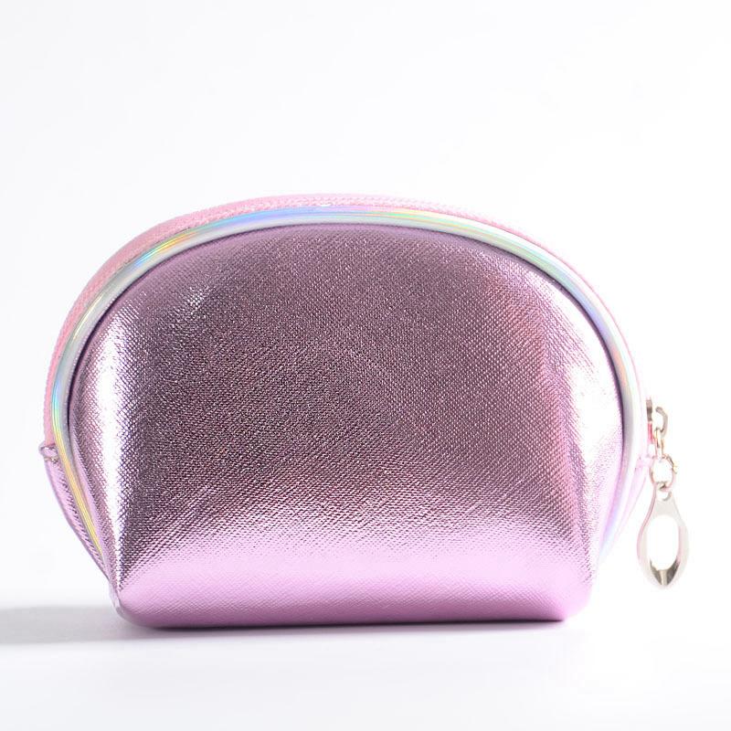 Simple Waterproof Shell PU Makeup Pouch Fashion 2025 New Cosmetic Bag Women Makeup Organizer Toiletry Bag Travel Cosmetics Bag