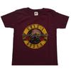 Guns N Roses Official Classic Logo Men's Women's Adult Maroon T-shirt