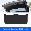 For Ford Equator Sport Equator -2024 2025 Car Boot Tailgate Kick Pad Leather Anti Kick Anti-dirty Trunk Door Mat Protection