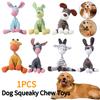 Dog Squeaky Chew Toy Teething Chew Toy Smart Interactive Dog Toy Stuffed Toy for Small Medium Large Animals