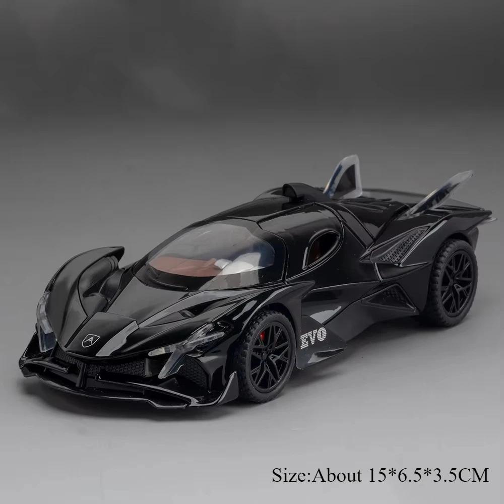 1:32 Apollo IE EVO Alloy Model Toy Diecast Car Doors Opened Sound Light Pull Back Miniature Rubber Tires Cars Kid Christmas Gift