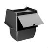 Rear Center Console Organizer Car Backseat Floor Storage Box Auto Vehicles Garbage Can Bin with Tray
