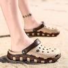 Summer new hole shoes couple casual trend fashion non-slip soft-soled beach sandals men's outdoor wear seaside