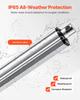 12V Linearantrieb, 304,8 mm Hub, IP65 Wasserdichter Linearantrieb, 3000 N, 5 mm/s Bewegungsaktuatoren mit Montagehalterung für Solarnachführsysteme, Industrie