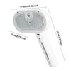 Defur Comb for Dogs and Cats, Steam Brush with 35ml Water Tank, Ergonomic Handle, White Pet Grooming Tool