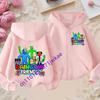 Rainbow Friends Kreslený Sportovní Plný Design Přívěsků Dětská Podzimní a Zimní Větruodolná Vysoce Kvalitní Dlouhý Rukáv Mikina na Zip