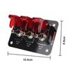 20A For Car Truck Caravan Toggle Switch Panel Ignition Switch Panel DC 12-24V WIth Fuse