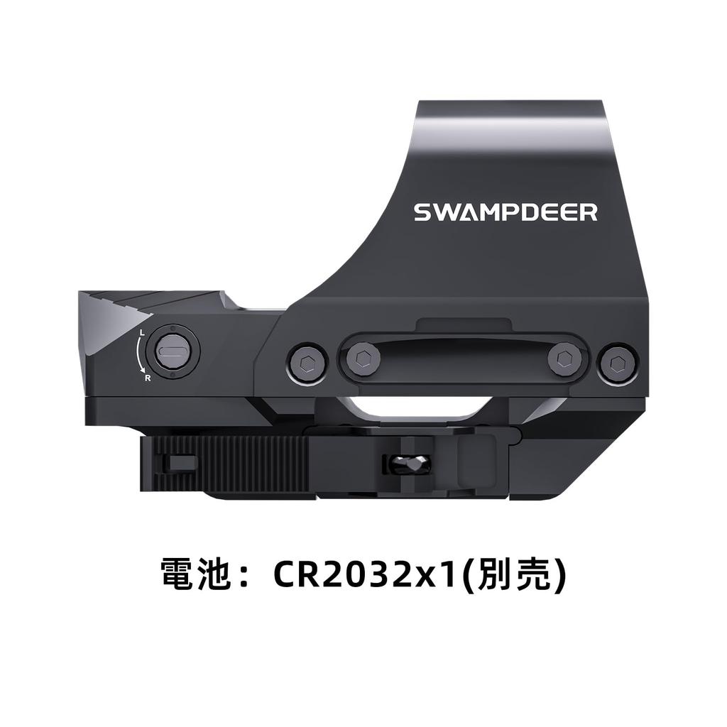 SWAMP DEER OPTICS Red Dot Sight, 1x34 Holographic Sight, 3 Pattern Red Dot, Compatible with 20mm Rails, Waterproof, Fogproof, and Impact Resistant,