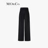 MO&Co. Autumn Collection High-Waist Wool Blend Straight-Leg Trousers