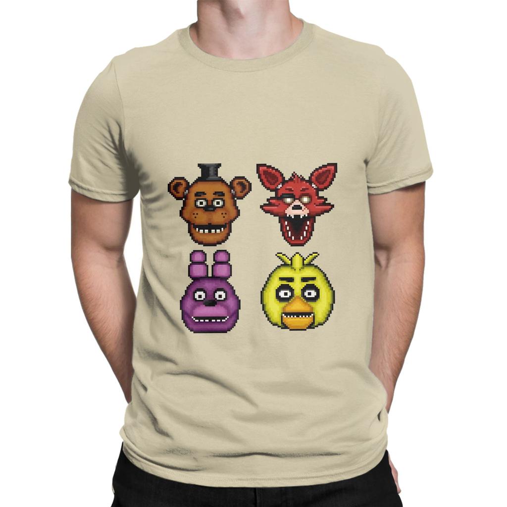 Five Nights at Freddy Pixel art La Classica Novità Maglietta 100% Cotone FNAF Top Magliette Per Unisex