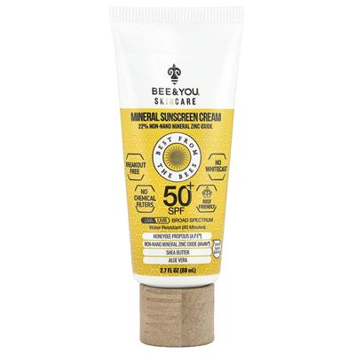 Bee & You, Mineralische Sonnencreme, LSF 50+, 80 ml(2,7 fl oz)