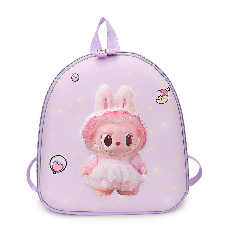 Children's School Bag Cartoon EVA Hard Shell Bag Labub Boys and Girls Backpack Large Capacity Backpack