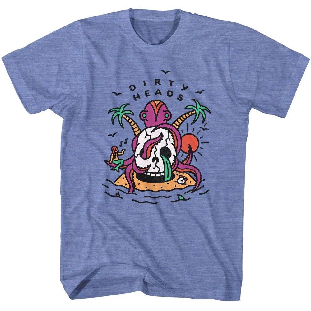 

Dirty Heads Skull Licensed Adult Short Sleeve S5XL TShirt Unisex T-Shirt XXL