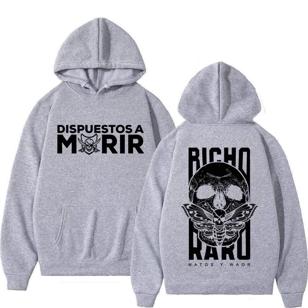 Unisex Gothic Skull Hoodie Y2K Aesthetic Oversized Sweatshirt Vintage Graphic Pullover HipHop Men's Women's Hoodies Top