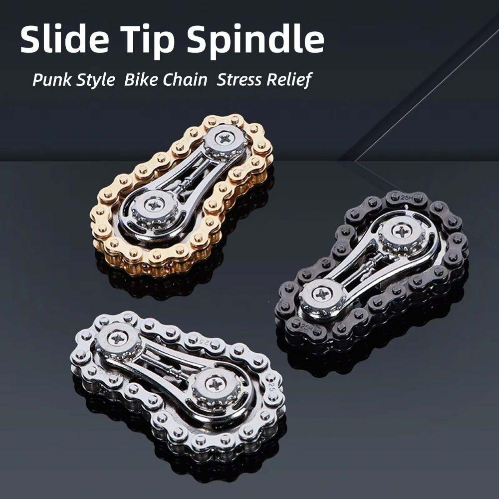 Metal Bike Chain Sprocket Fidget Spinner EDC Spinner Chains Fidget Spinner Fidget Toys  Adult