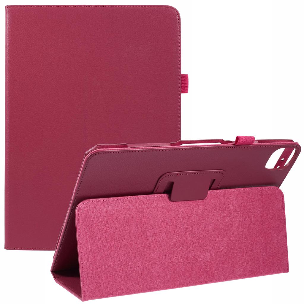 For iPad Air 13 (2025)/(2024) Case Bi-Fold Stand PU Leather Litchi Texture Tablet Cover