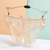 Intimo Donna Sexy Pizzo Trasparente Mutandine Dolce Fiocco Estate Giapponese Ultra-Sottile Cavallo Aperto Perizoma Trasparente G-String