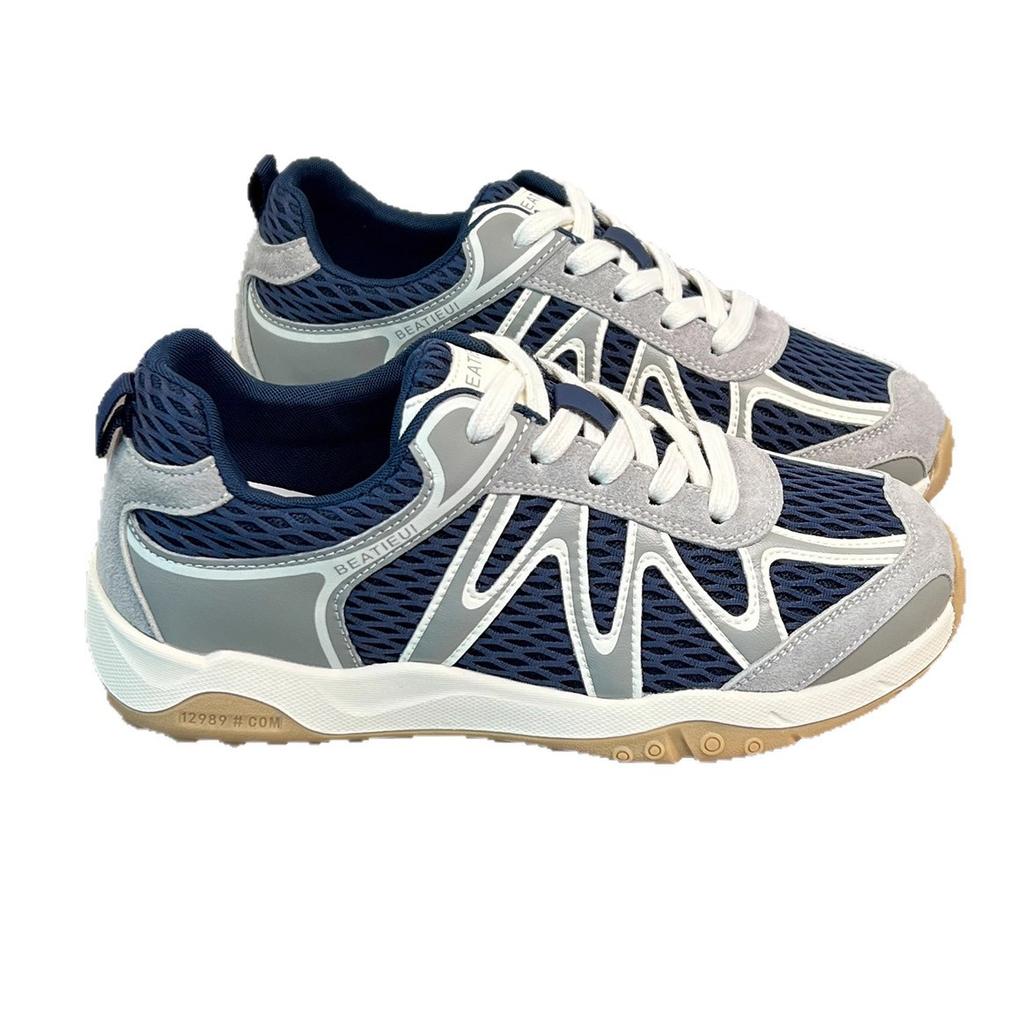 Mesh Breathable Casual Sports Shoes Women's 2025 Summer New Outdoor Hiking Shoes Soft Sole Lightweight Forrest Gump Training Shoes