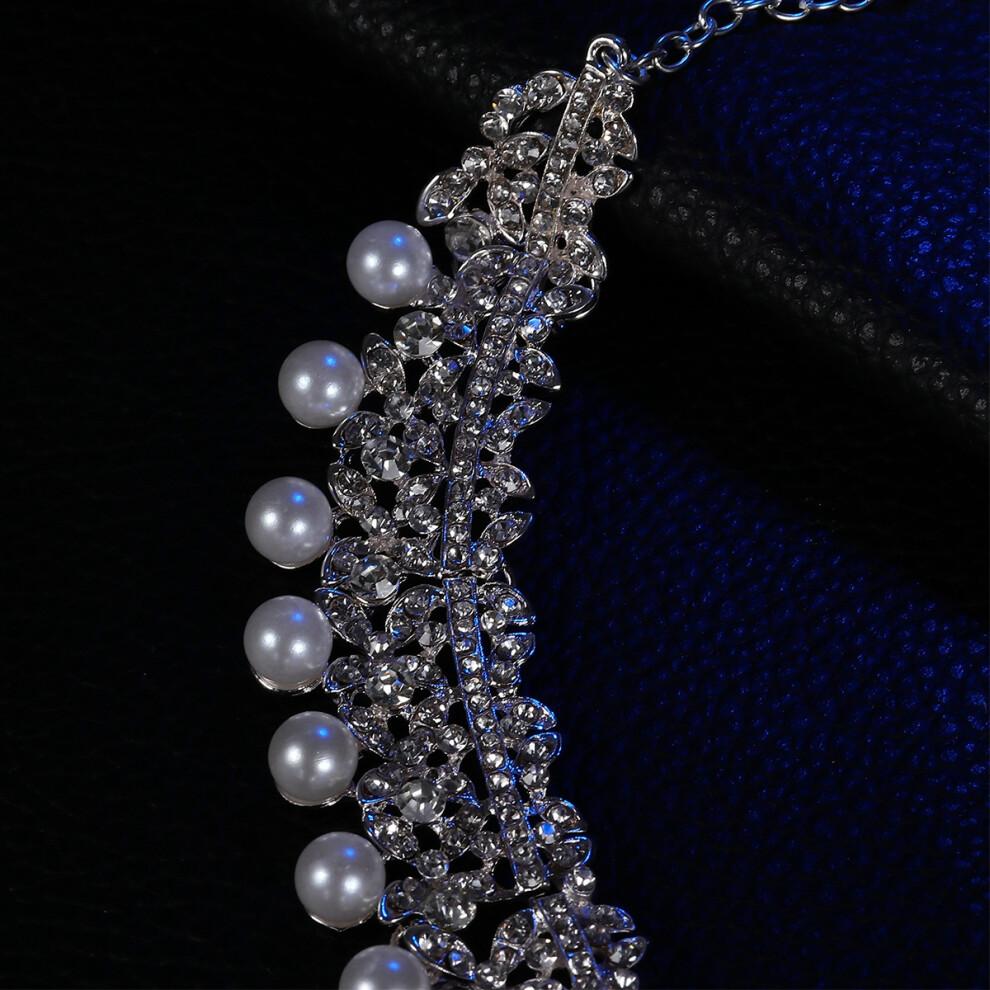 Rhinestone Crown Jewelry Set 1 Set