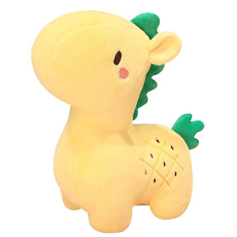

Pineapple Horse Plush Toy Doll Childrens Sleeping Pillow Fashion Comfortable 26cm/10.23in