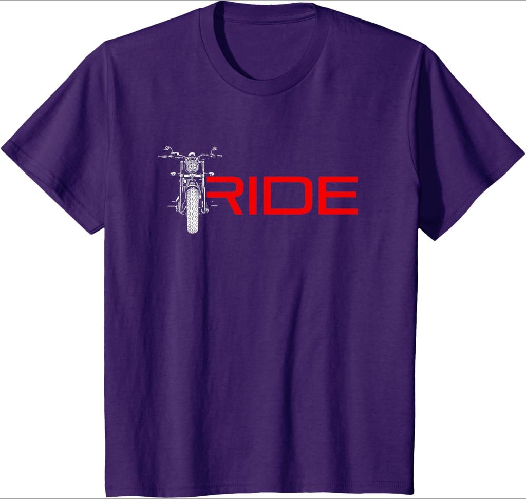 Motorradmuster Design 100% Baumwolle Sommer Rundhals Kurzarm Freizeit Bedrucktes Herren T-Shirt