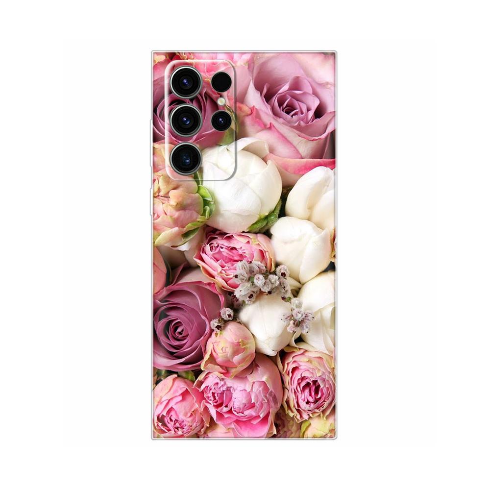 For Samsung S24 Ultra 5G Case S24 Plus Soft TPU Clear Silicone Phone Cases for Samsung Galaxy S24 Ultra S24+ Back Cover Bumper