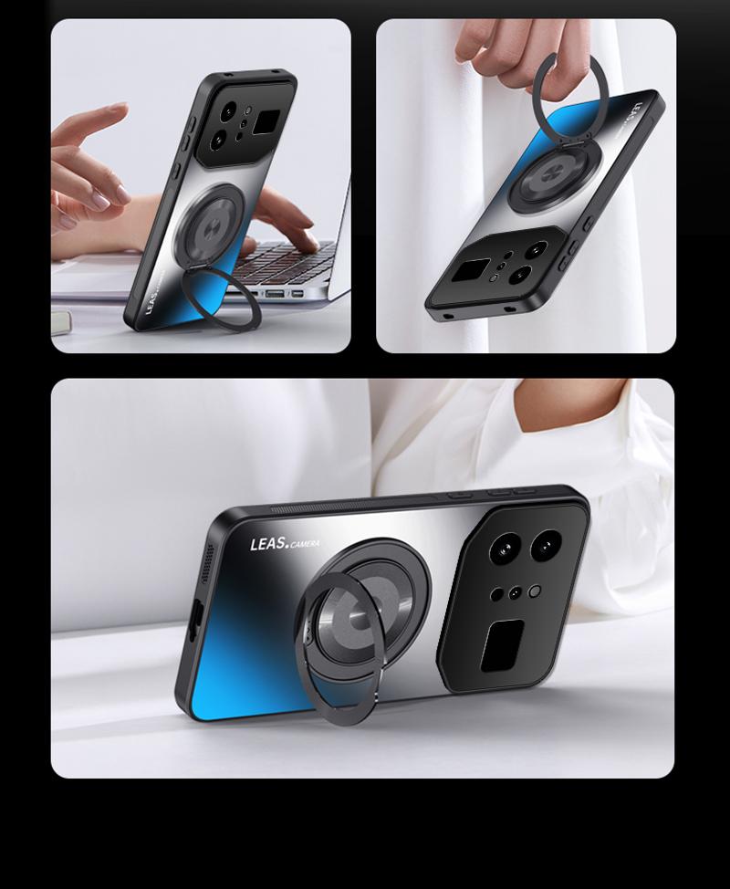 For Magsafe Magnetic Case For Infinix Note 60 Ultra 60Pro 360° Rotating Ring Holder Wireless Charging Hard Cover For Note 60 Pro