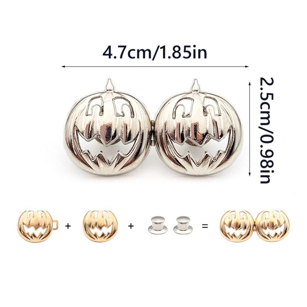 Waist Buckle Halloween Jean Fit Tighten Buckles Button Clasps Jean Buttons for Loose Jeans  Unisex