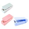 Small Portable Snacks Sealer Manual Sealing Tool for Food Preservations Portable Tool Suitable for Home and Office Use